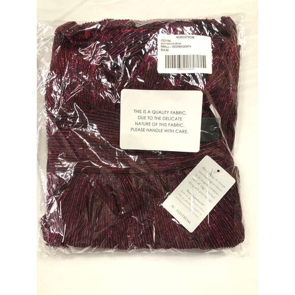 Lulus Ailey Dress Skater Racer Back Lined V Neck Red S NWT - Picture 6 of 9